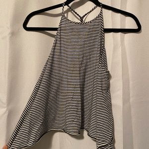 Black and White Hollister Striped Tank - Size XS